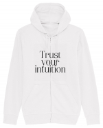 trust your intuition Hanorac cu fermoar Unisex Connector