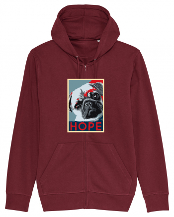 Hope PUG Burgundy