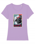 Hope PUG Tricou mânecă scurtă guler larg fitted Damă Expresser