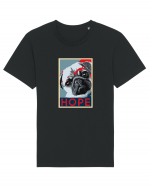 Hope PUG Tricou mânecă scurtă Unisex Rocker