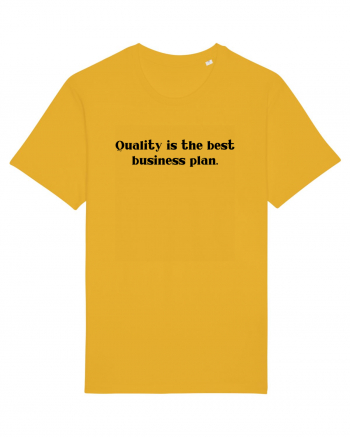quality is the best business plan Spectra Yellow