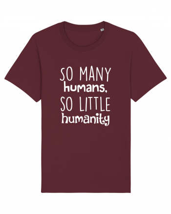 NO humanity Burgundy