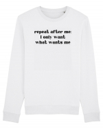 repeat after me... Bluză mânecă lungă Unisex Rise