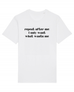 repeat after me... Tricou mânecă scurtă Unisex Rocker