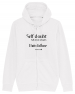 self doubt kills more dreams... Hanorac cu fermoar Unisex Connector