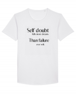 self doubt kills more dreams... Tricou mânecă scurtă guler larg Bărbat Skater