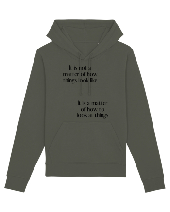 it is not a matter of how... Khaki