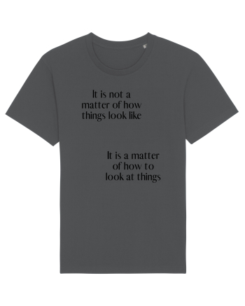 it is not a matter of how... Anthracite