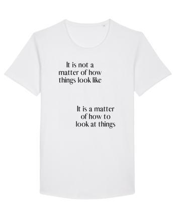 it is not a matter of how... White