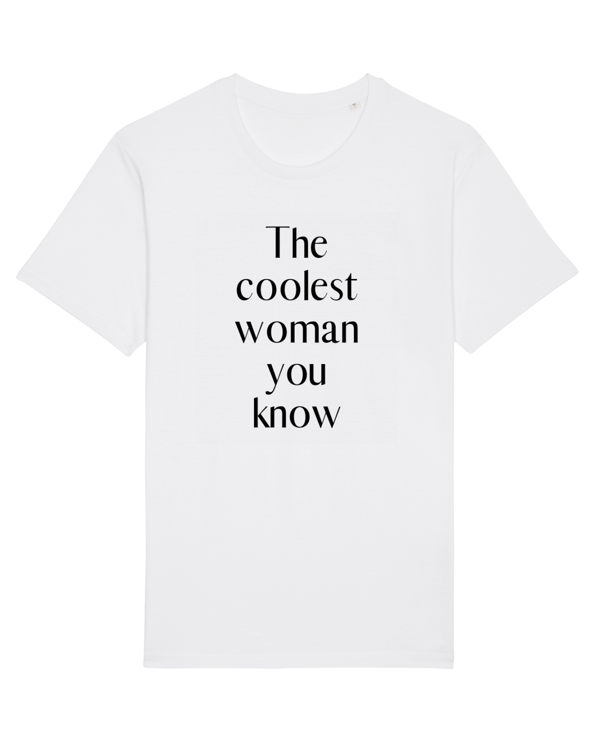 Tricou mânecă scurtă Unisex Rocker White