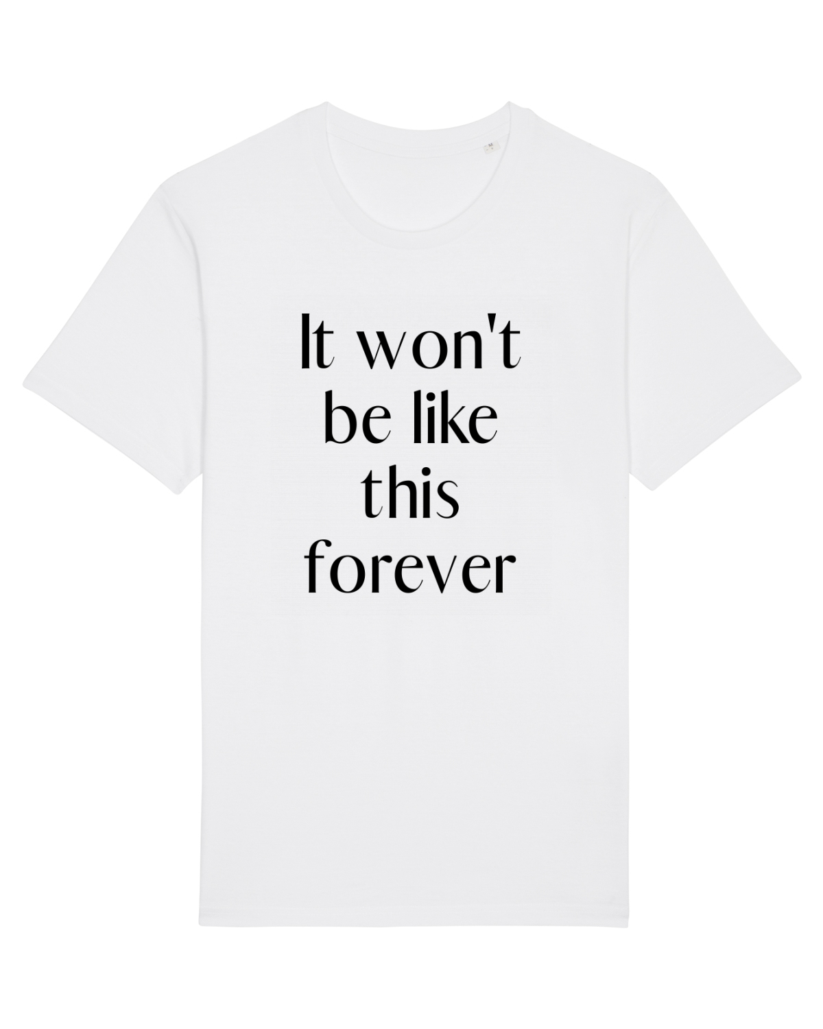 Tricou mânecă scurtă Unisex Rocker White
