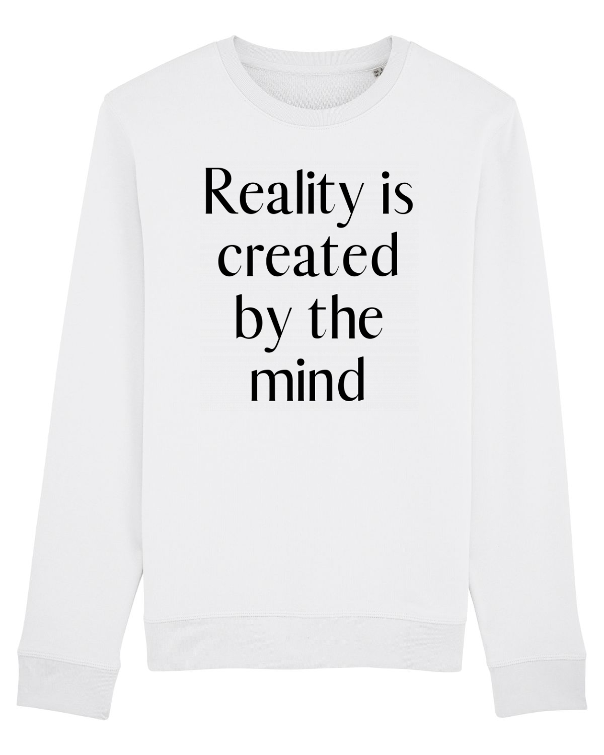 Bluză mânecă lungă Unisex Rise White