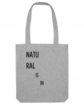 natu ral is in Heather Grey