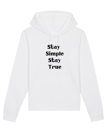 stay simple stay true White