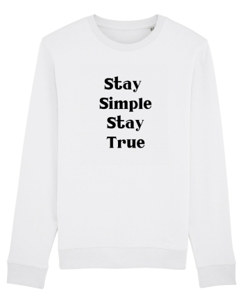stay simple stay true White
