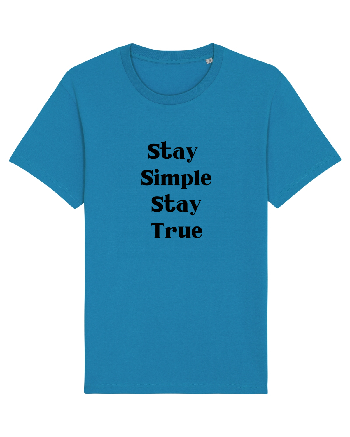 Tricou mânecă scurtă Unisex Rocker Azur