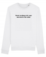 work in silence let your... Bluză mânecă lungă Unisex Rise