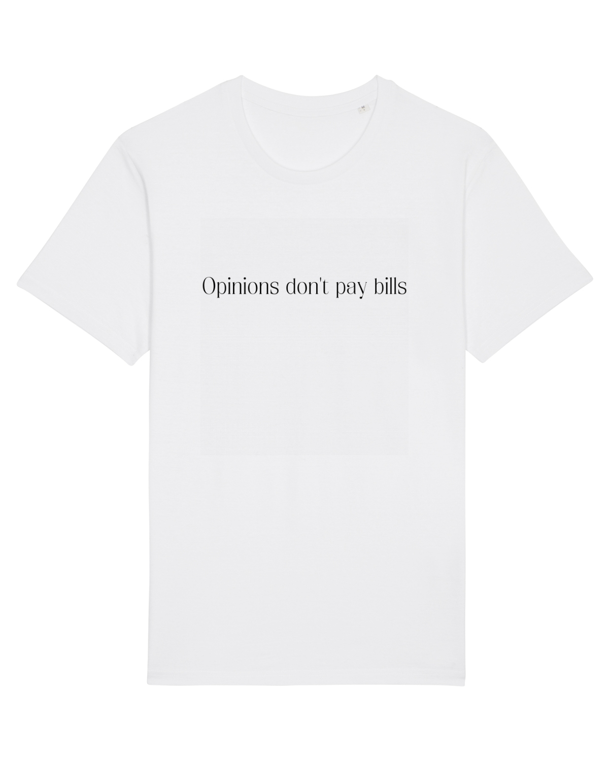 Tricou mânecă scurtă Unisex Rocker White