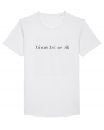 opinions don t pay bills Tricou mânecă scurtă guler larg Bărbat Skater