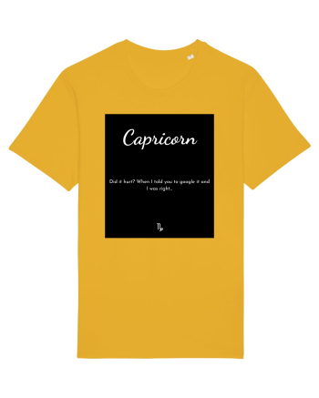 capricorn did it hurt... Spectra Yellow