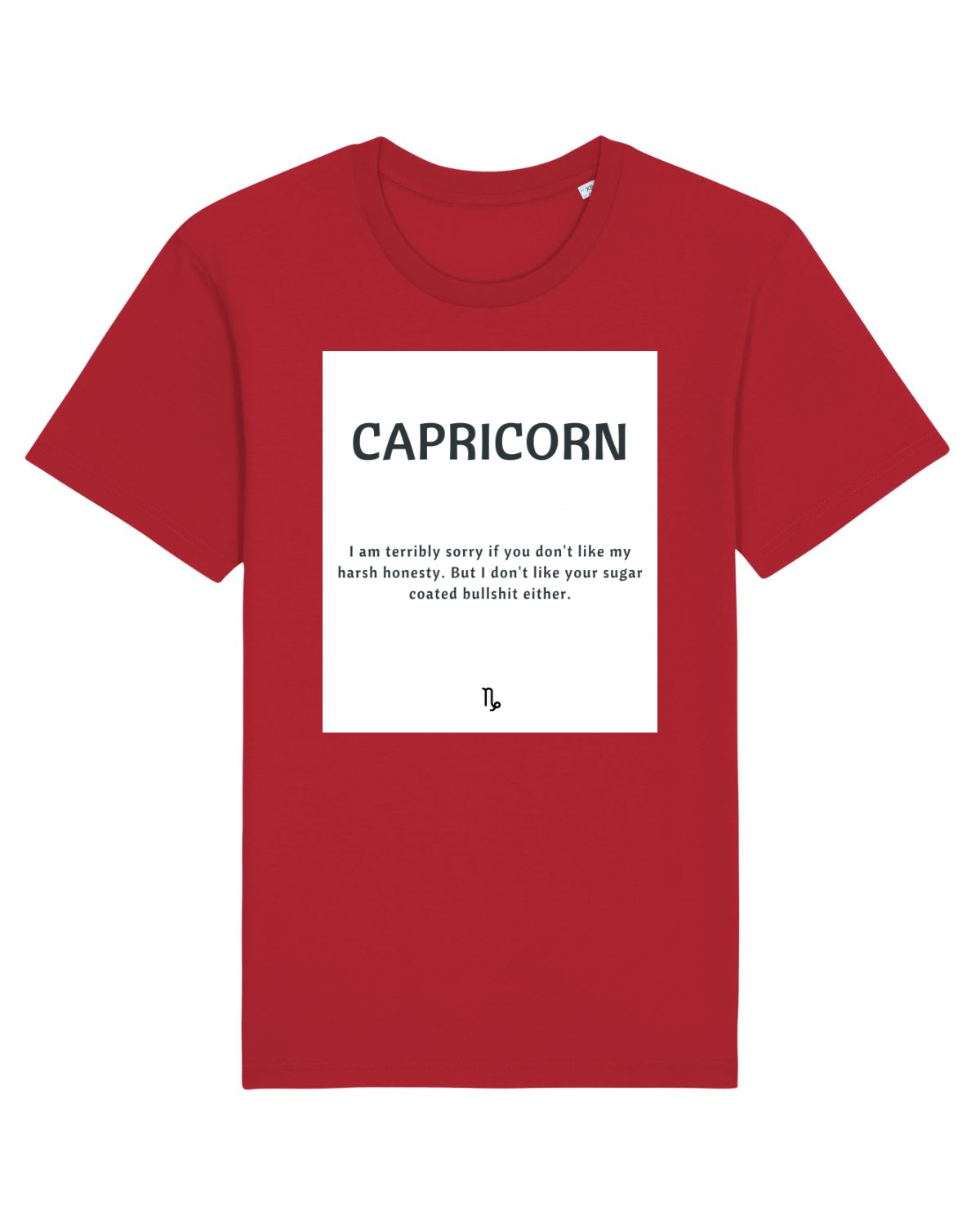Tricou mânecă scurtă Unisex Rocker Red