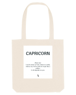 capricorn about me... Sacoșă textilă