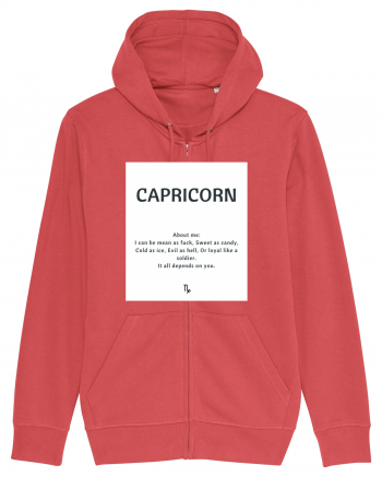 capricorn about me... Carmine Red