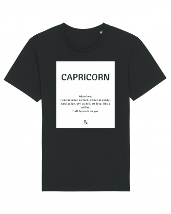 capricorn about me... Black