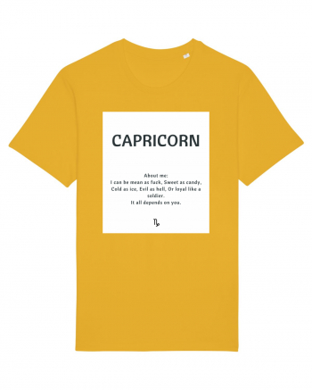 capricorn about me... Spectra Yellow