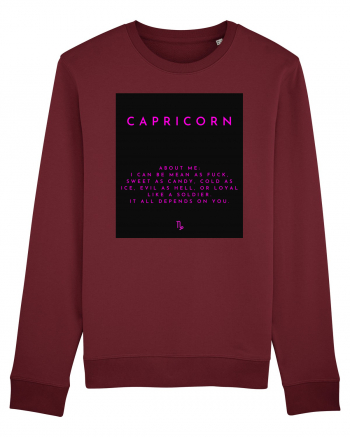 capricorn i can be mean... Burgundy