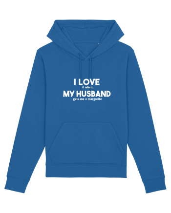 Love my husband Royal Blue