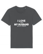 Love my husband Tricou mânecă scurtă Unisex Rocker