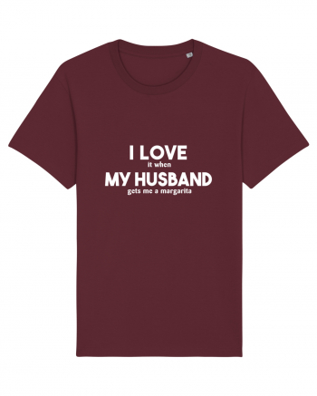 Love my husband Burgundy