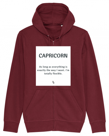 capricorn as long as everything is... Burgundy