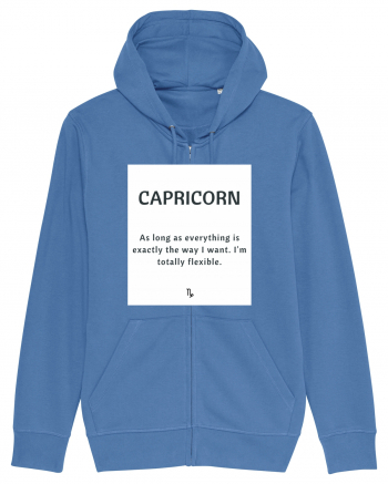 capricorn as long as everything is... Bright Blue