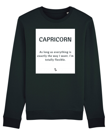 capricorn as long as everything is... Black