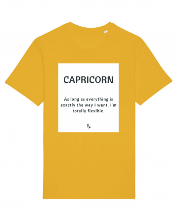 capricorn as long as everything is... Spectra Yellow