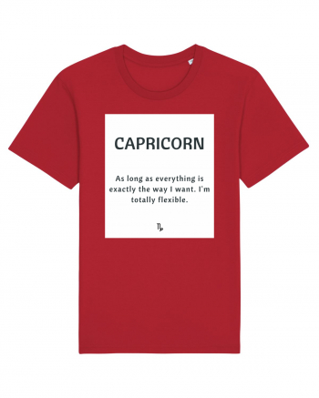 capricorn as long as everything is... Red