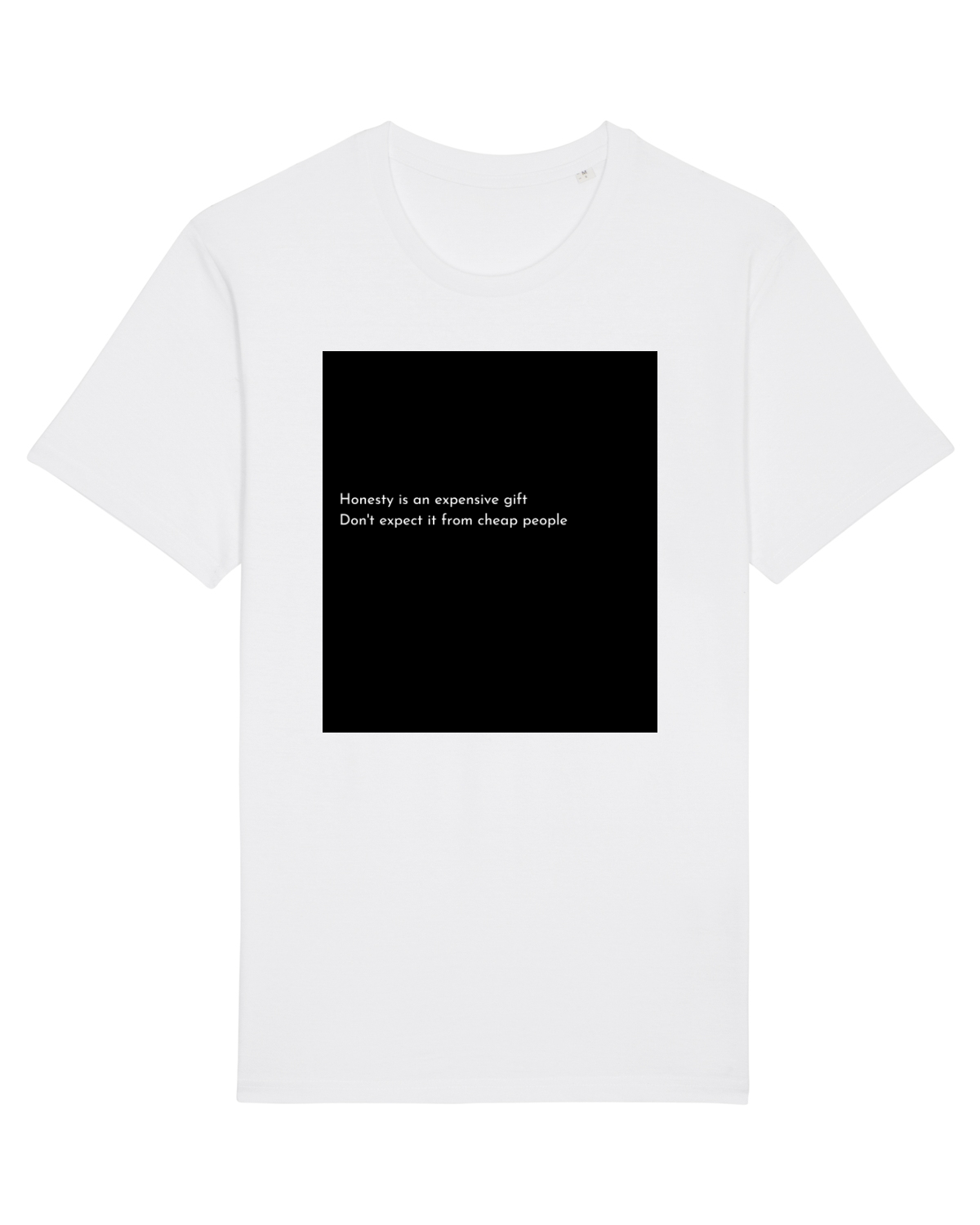 Tricou mânecă scurtă Unisex Rocker White