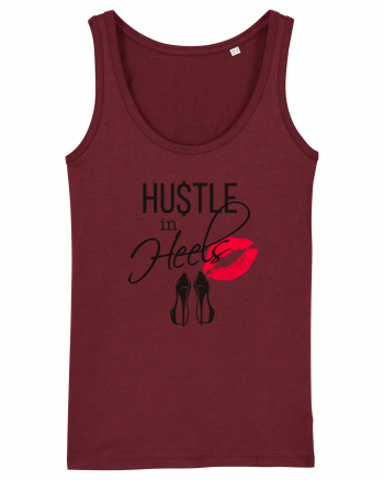 Hustle in heels Burgundy