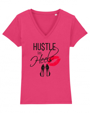 Hustle in heels Raspberry