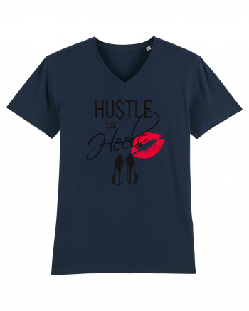 Hustle in heels French Navy