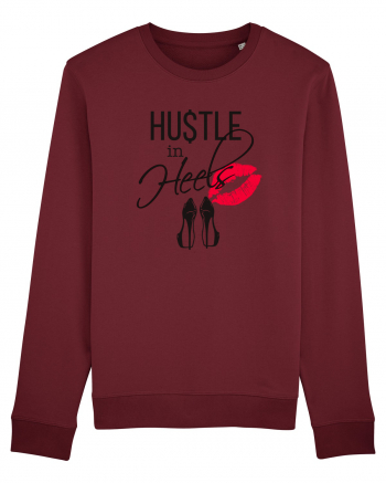 Hustle in heels Burgundy