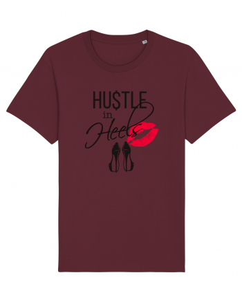 Hustle in heels Burgundy