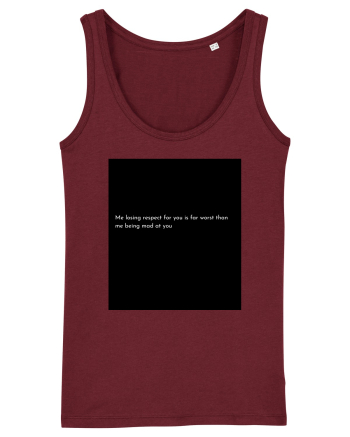 me losing respect... Burgundy