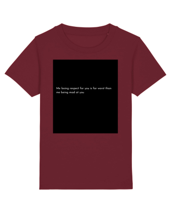 me losing respect... Burgundy