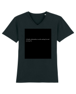 a godly relationship... Tricou mânecă scurtă guler V Bărbat Presenter