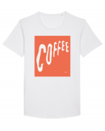 coffee r Tricou mânecă scurtă guler larg Bărbat Skater