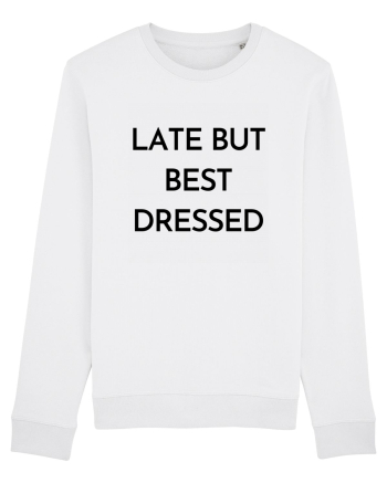 late but best dressed White