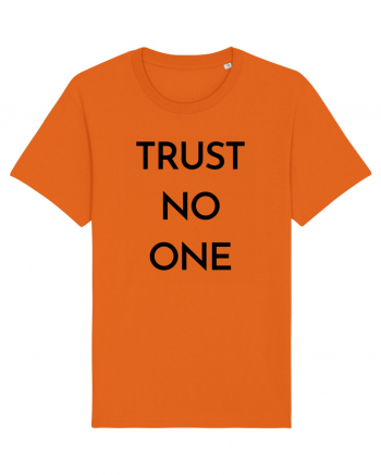 trust no one 3 Bright Orange